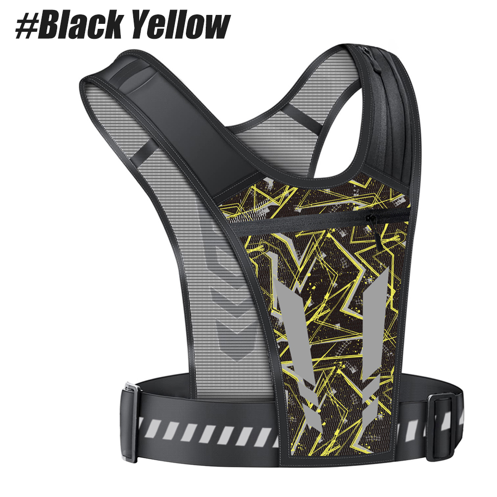 Running Gear Holder - Reflective Running Vest with Phone Holder