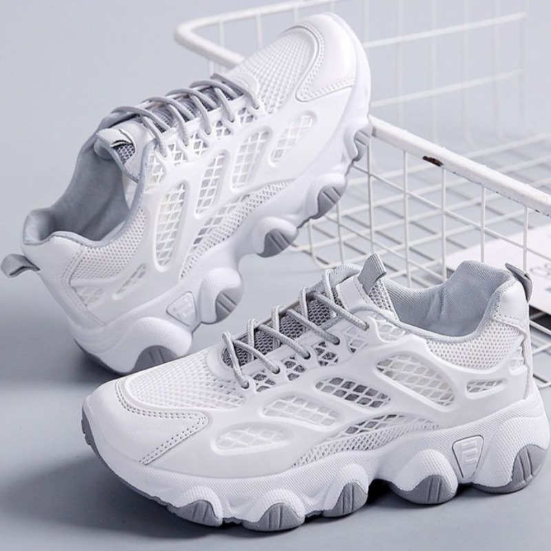 Running Gear Ladies - Breathable Mesh Chunky Sneakers Outdoor Sports