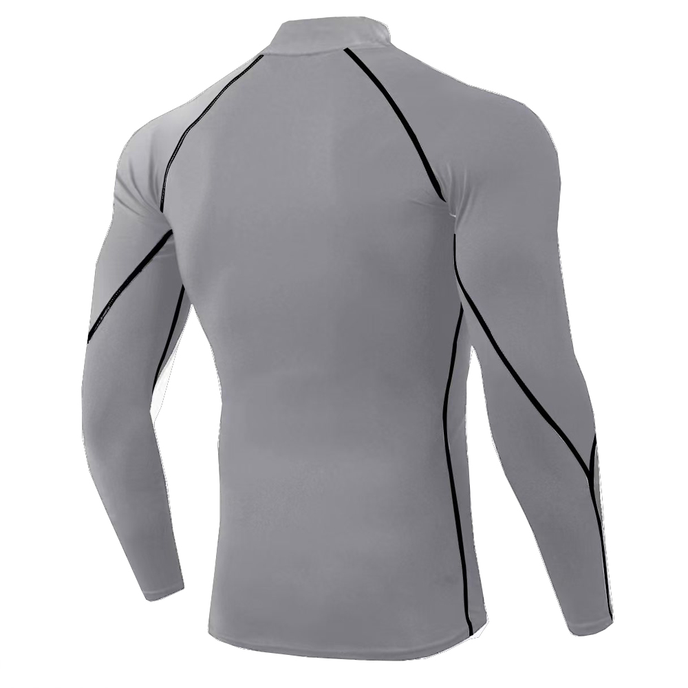 3 Colors Men High Neck Long Sl - Running Gear Winter avis et prix