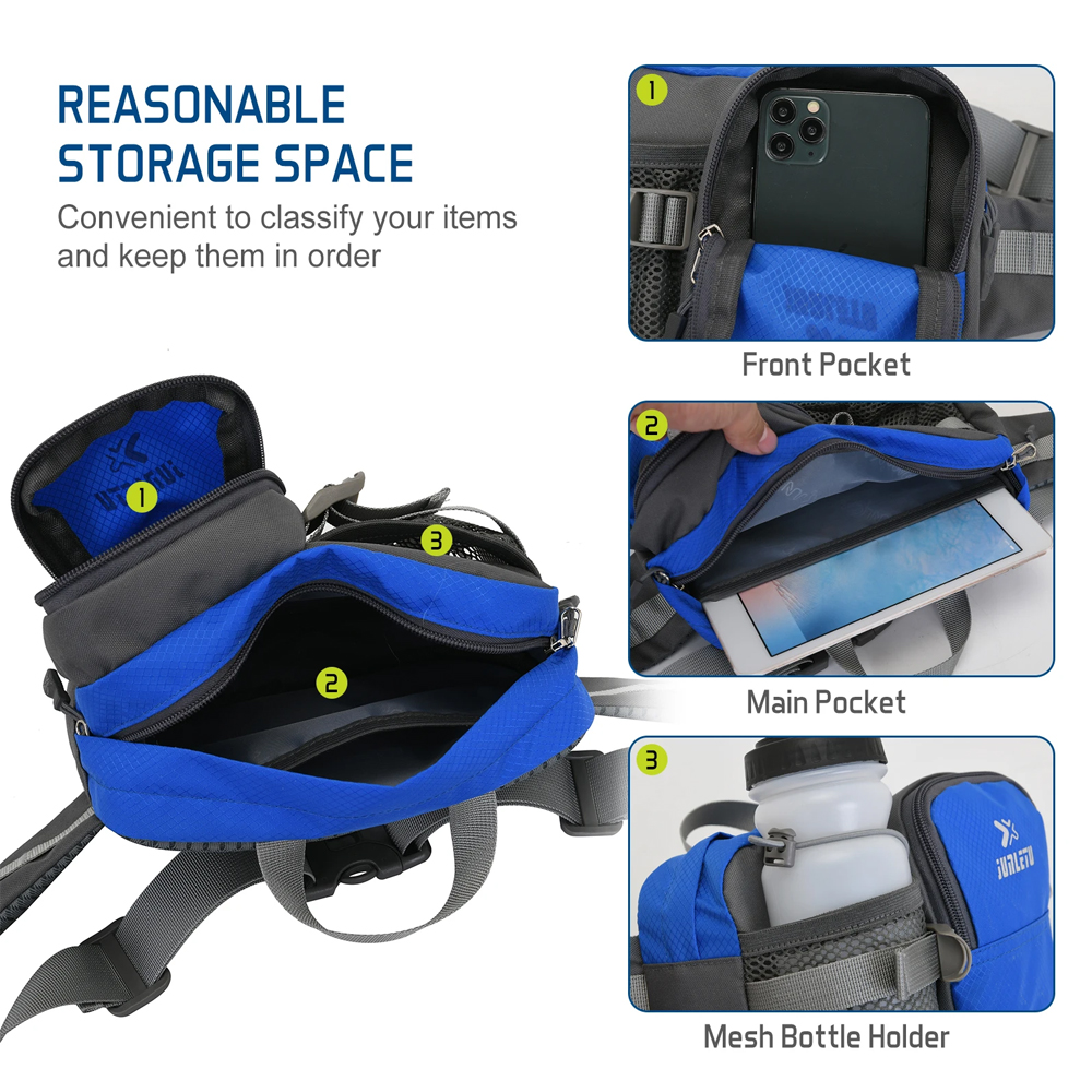1PCSFanny Pack Waist Bag - Uni - Running Gear Cool avis et prix