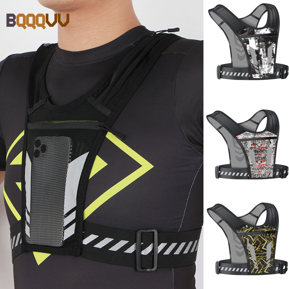 Reflective Running Vest with P - Running Gear Holder avis et prix