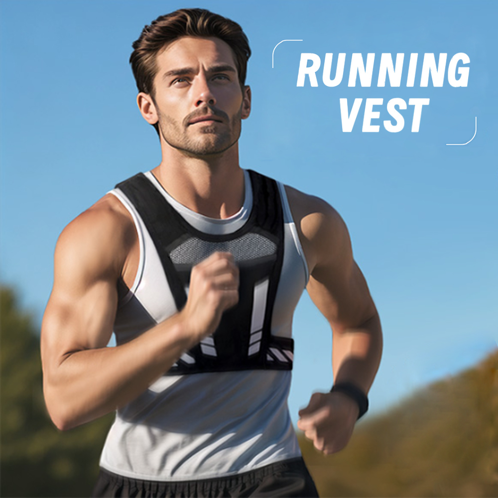 Reflective Running Vest with P - Running Gear Holder avis et prix