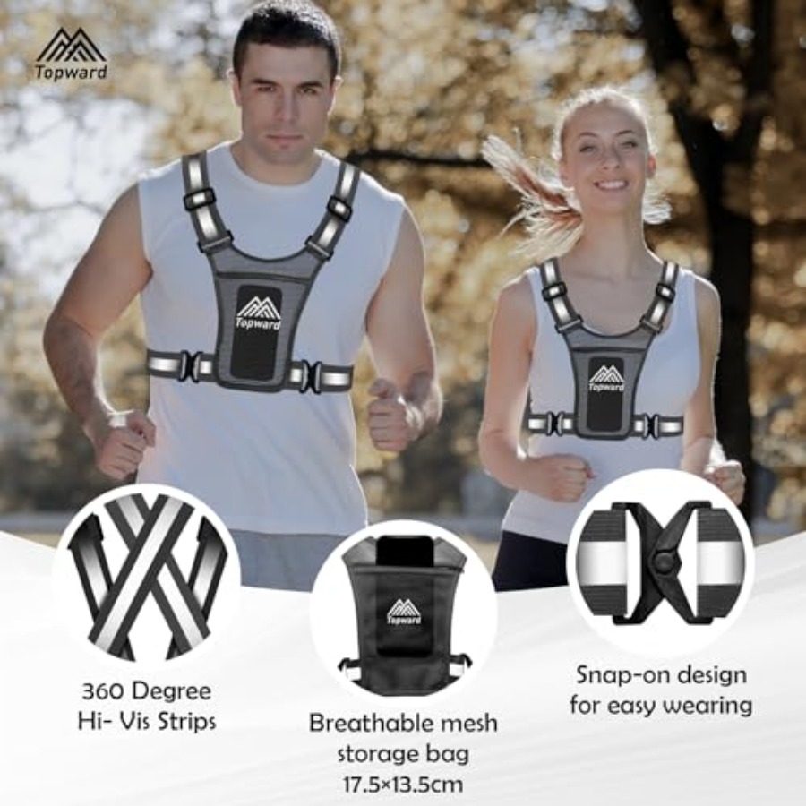 Topward Running Vest Chest Pho - Running Gear Holder avis et prix