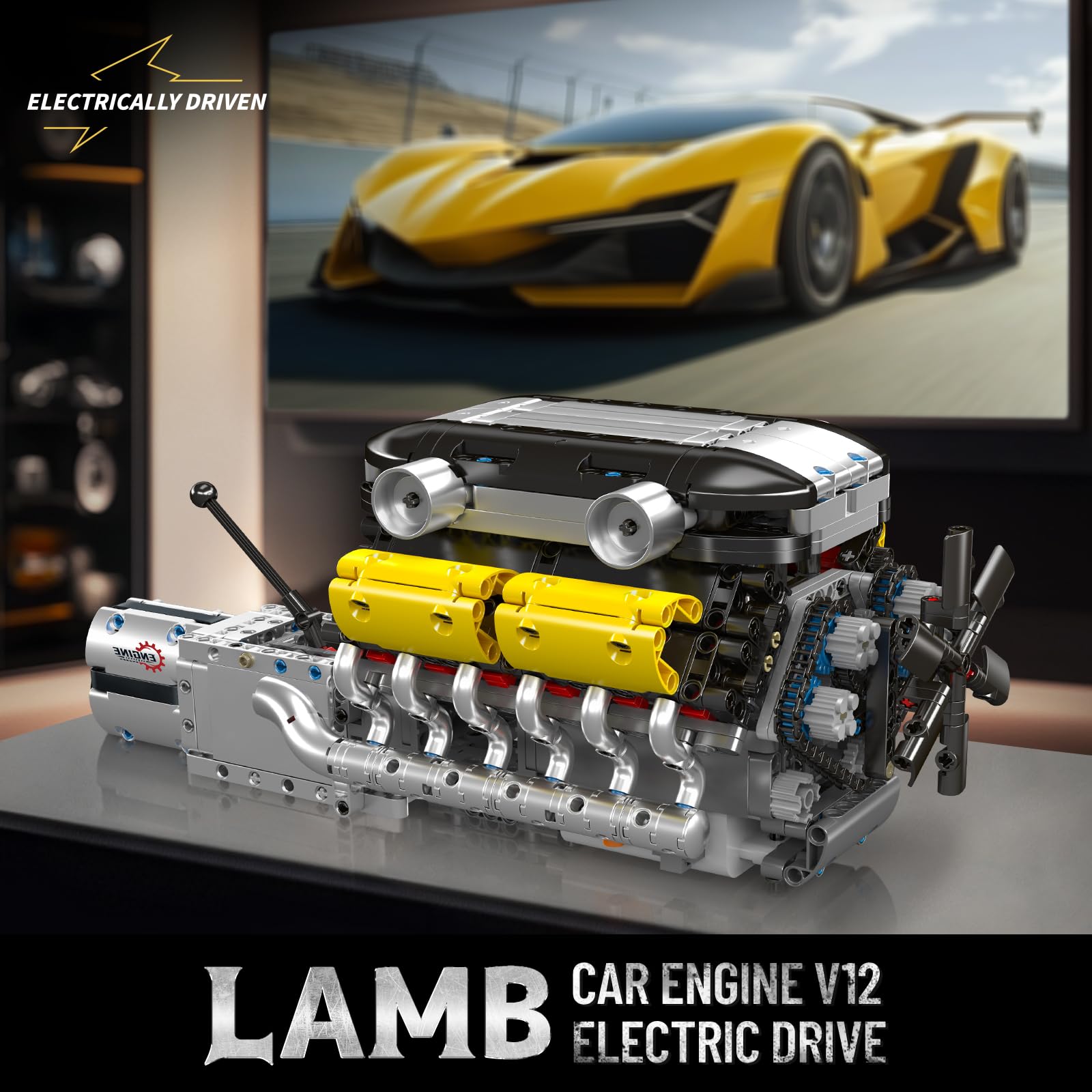 V12 Engine Model kit That Runs - Running Gear Engine avis et prix