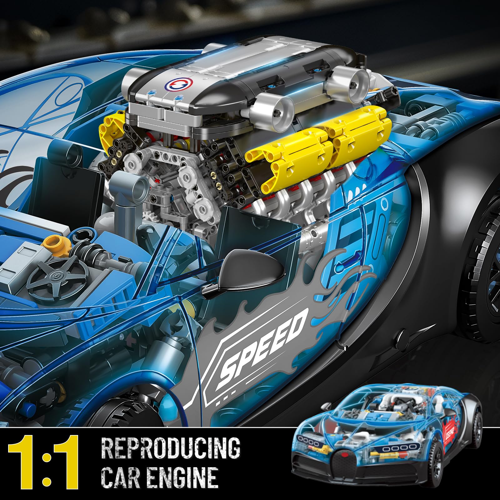 V12 Engine Model kit That Runs - Running Gear Engine avis et prix