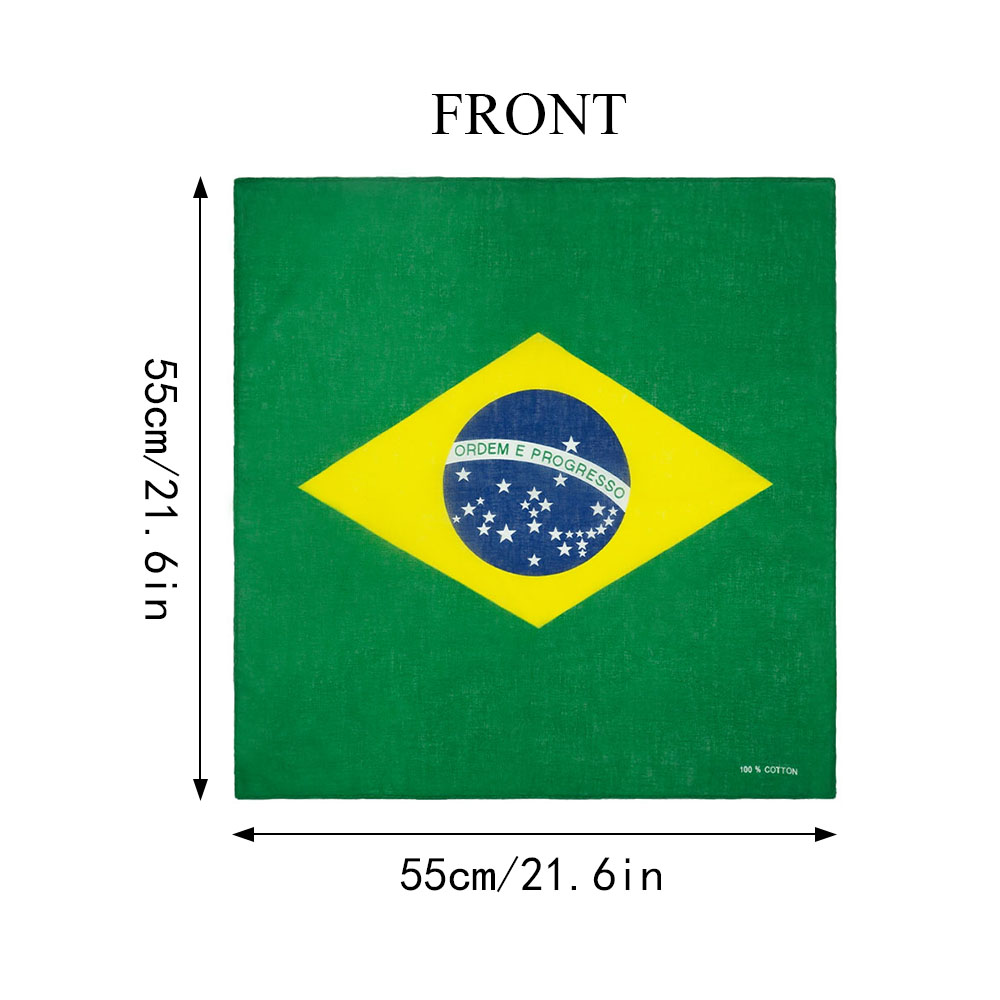 100% Cotton Flag of Brazil Ban - Running Gear Cool avis et prix