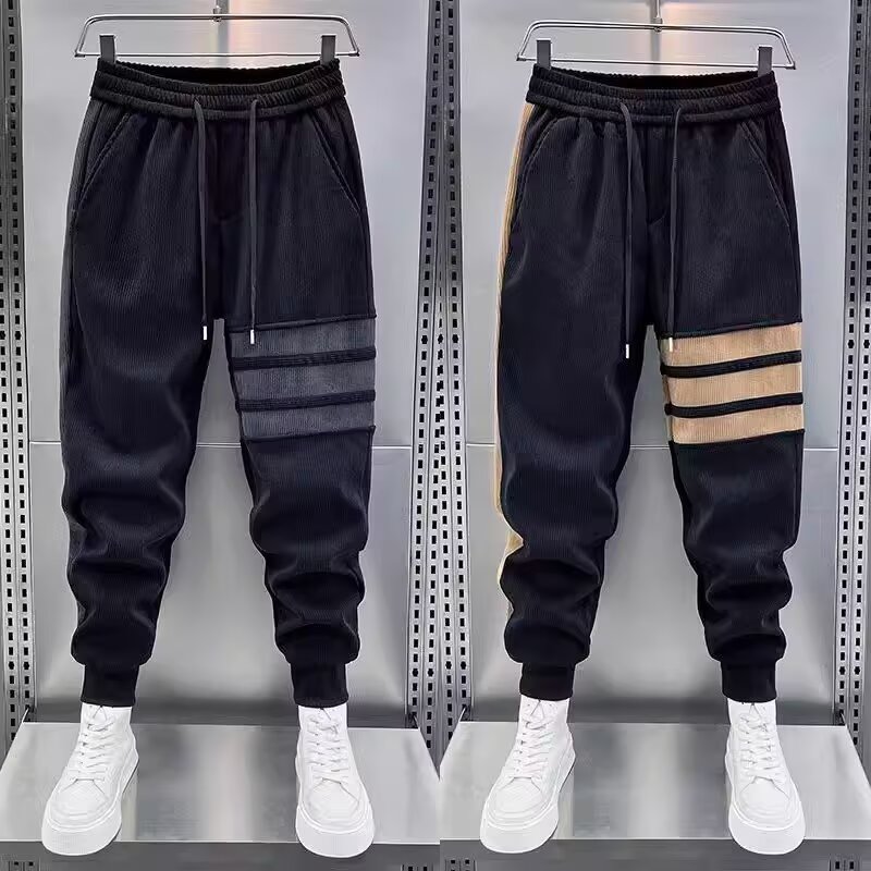Trendy Men Black Joggers Autum - Running Gear Winter avis et prix