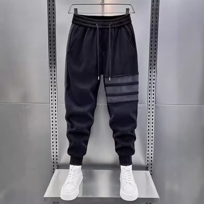 Trendy Men Black Joggers Autum - Running Gear Winter avis et prix