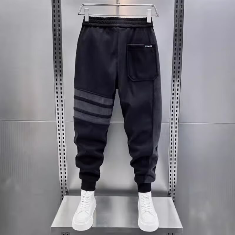 Trendy Men Black Joggers Autum - Running Gear Winter avis et prix