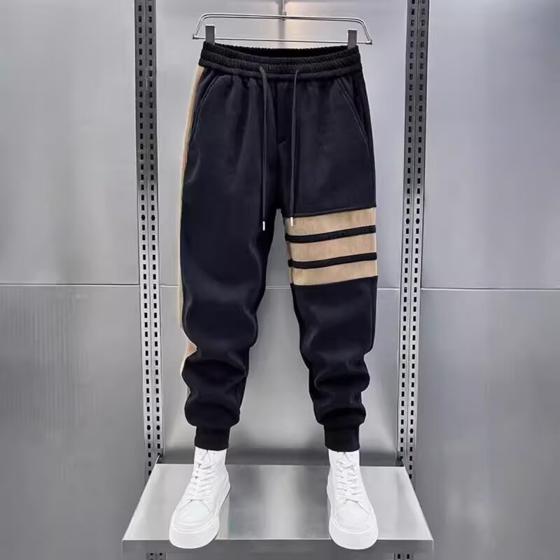 Trendy Men Black Joggers Autum - Running Gear Winter avis et prix