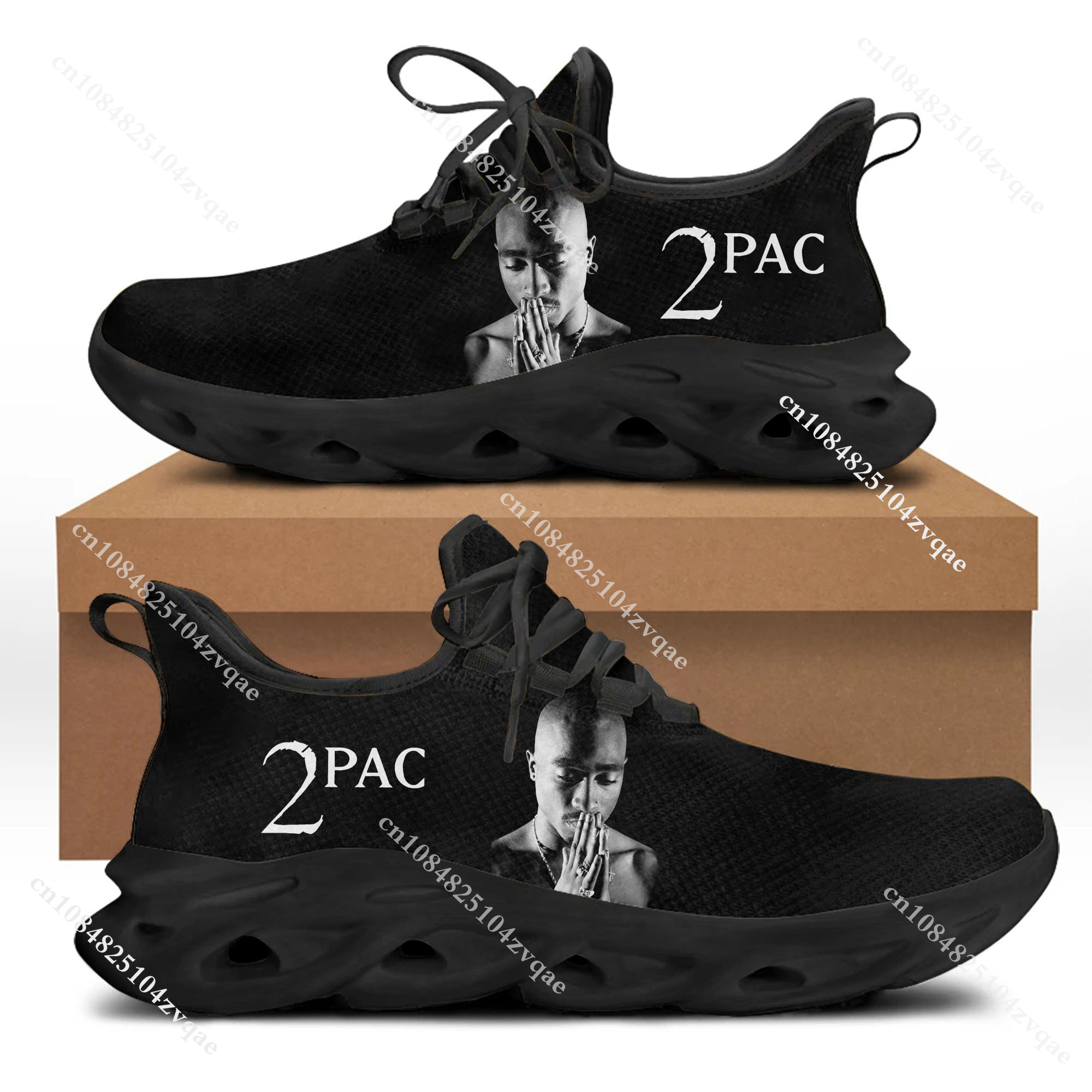 Tupac Rapper 2Pac Flats Sneake - Running Gear Ladies avis et prix