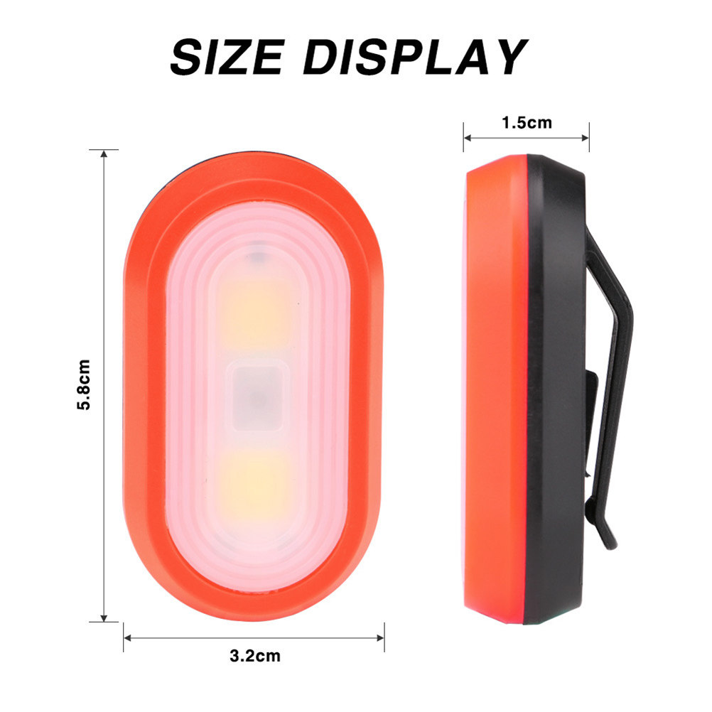 4Pcs Clip on LED Safety Light  - Running Gear On avis et prix
