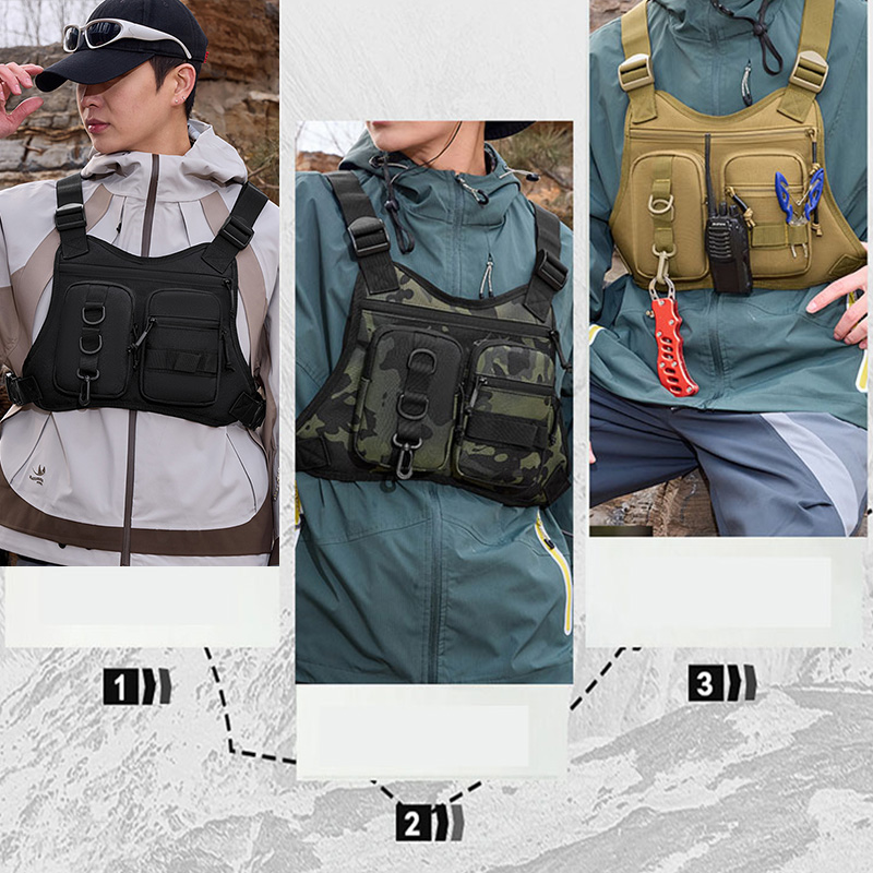 Tactical Molle Front Chest Rig - Running Gear Holder avis et prix
