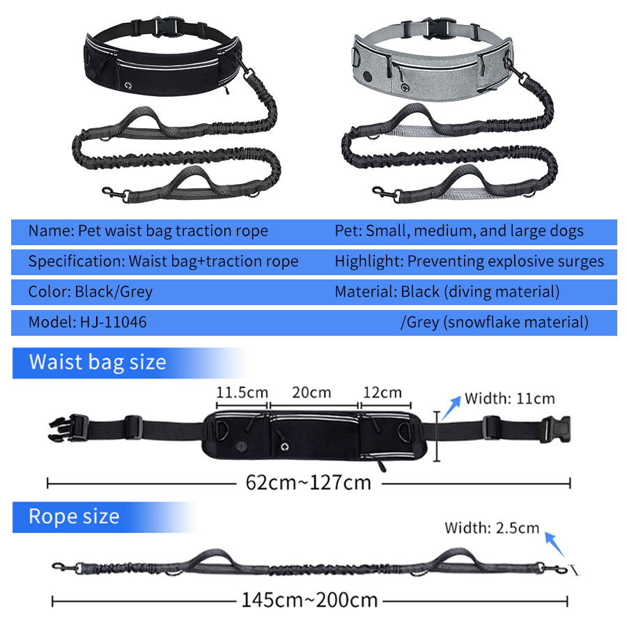 Foldable Reflective Dog Leash  - Running Gear Organizer avis et prix