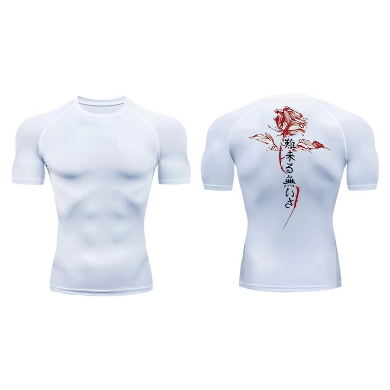 Blossom Print Short Sleeve Com - Running Gear Winter avis et prix